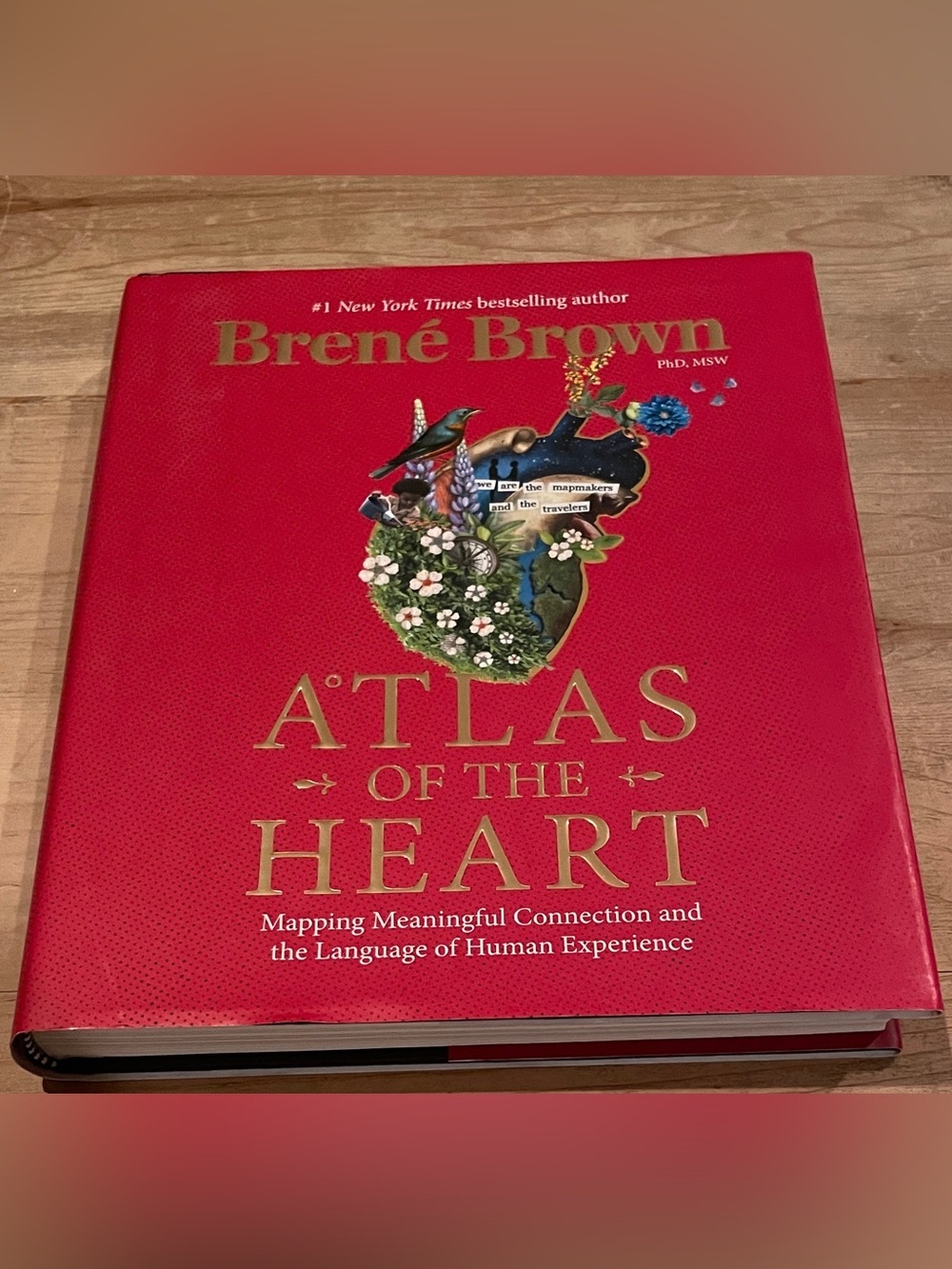 Brene Brown Atlas of the Heart Hardback table bookshelf focal point Home Book